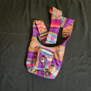 Bahamas Colorful Patterned Hobo Bag